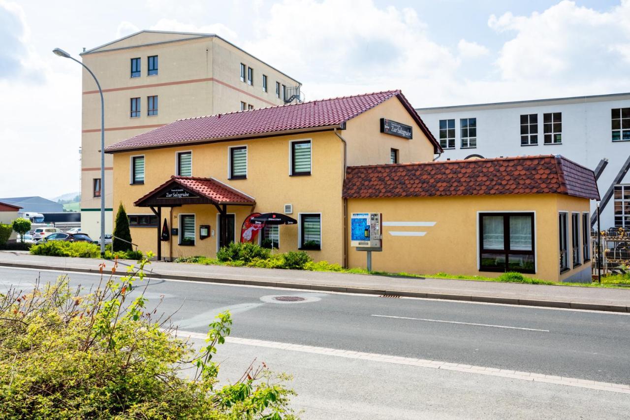 Pension & Gaststaette Zur Salzgrube Зондерсгаузен Екстер'єр фото